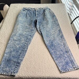 Bonjour Vintage Bareback 80’s Acid Wash High Rise Women's Jeans